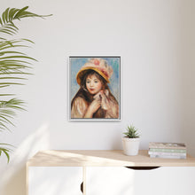 Mädchen mit rosa Haube (Jeune fille au chapeau rose) (1894) von Pierre-Auguste Renoir
