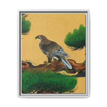 Pine and Eagle, a traditional portrait of a charismatic Japanese eagle by Kano Tanyu (1602-1674) - NOMADEN ART GALLERY