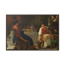 Preparations for the Festivities (The Floral Wreath) (1866) by Sir Lawrence Alma Tadema - NOMADEN ART GALLERY
