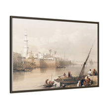 View on the Nile ferry to Gizeh illustration by David Roberts (1796–1864) - Decorative Wall Art