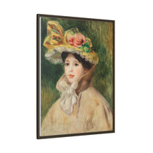 Mujer con Capeline (Femme à la capeline) (principios de la década de 1890) de Pierre-Auguste Renoir