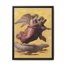 Two angels floating (1865) tempera art by Johann von Schraudolph - NOMADEN ART GALLERY