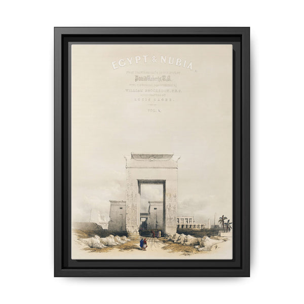Great gateway leading to the Temple of Karnak Thebes illustration by David Roberts (1796–1864) - NOMADEN ART GALLERY