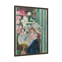 Mujer con abanico (c. 1879) de Pierre Auguste Renoir