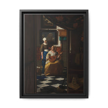 The Love Letter (ca. 1669 –1670) by Johannes Vermeer - NOMADEN ART GALLERY