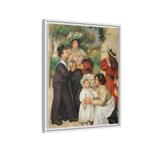 La familia del artista (La Famille de l'artiste) (1896) de Pierre-Auguste Renoir. 