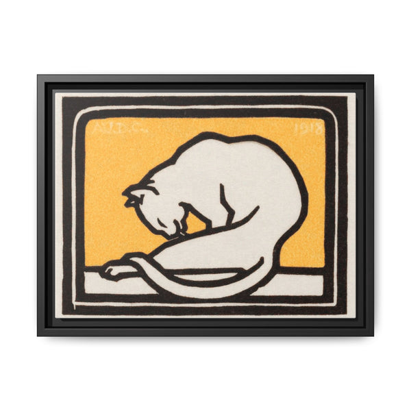 A waxing cat (1918) by Julie de Graag - NOMADEN ART GALLERY