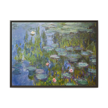 Water Lilies by Claude Monet - Framed Classic Canvas Print - NOMADEN ART GALLERY
