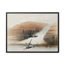 Excavated temples of Aboosimble (Abu Sunbul) Nubia illustration by David Roberts (1796–1864) - NOMADEN ART GALLERY