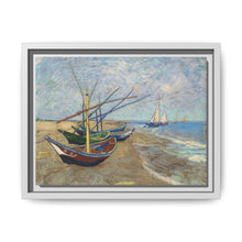 Vincent van Gogh's Fishing Boats on the Beach at Saintes-Maries (1888) - NOMADEN ART GALLERY