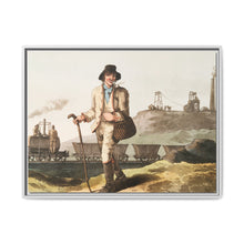 Illustration of the collier from The Costume of Yorkshire (1814) by George Walker - NOMADEN ART GALLERY
