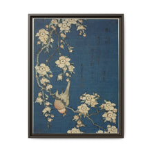 Hokusai's Bullfinch and weeping cherry blossoms. Original from The Art Institute of Chicago. - NOMADEN ART GALLERY