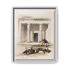 Entrance to the caves of Beni Hasan illustration by David Roberts (1796–1864) - NOMADEN ART GALLERY