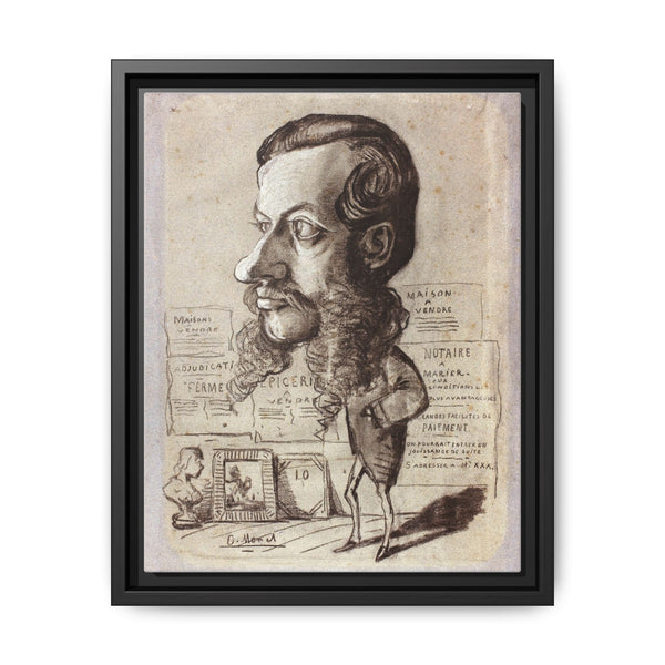 Caricature of Léon Manchon by Claude Monet - NOMADEN ART GALLERY