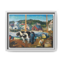 Ox Team, Wharf at Matinicus (1916) - NOMADEN ART GALLERY