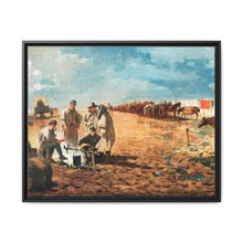 Rainy Day in Camp (1870) by Winslow Homer - NOMADEN ART GALLERY