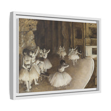 Ballet Rehearsal on Stage (1874) by Edgar Degas