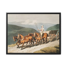 Illustration of the east riding or wolds waggon from The Costume of Yorkshire (1814) by George Walker - NOMADEN ART GALLERY