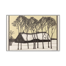 Farm in the snow (1918) by Julie de Graag - NOMADEN ART GALLERY