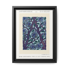 Flower pattern Art Deco stencil print in oriental style - NOMADEN ART GALLERY