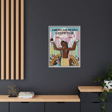 Poster for the American Negro Exposition in Chicago (1940) illustration by Robert Savon Pious.