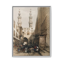 Minarets and grand entrance of the Metwaleys at Cairo illustration by David Roberts (1796–1864) - NOMADEN ART GALLERY