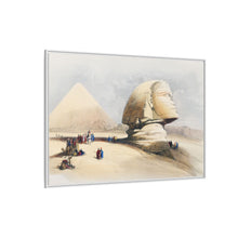 The Great Sphinx Pyramids of Gezeeh illustration bby David Roberts (1796–1864)