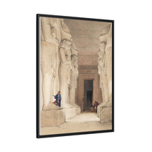 Excavated Temple of Gyrshe (Gerf Hussein) Nubia illustration by David Roberts (1796–1864)