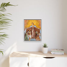 Fresco of Virgin-of-Mercy on the northern wall of the subsidiary church Saint Anna in Saager