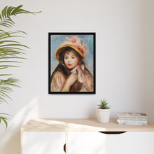 Mädchen mit rosa Haube (Jeune fille au chapeau rose) (1894) von Pierre-Auguste Renoir