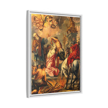 The martyrdom of Saint Apollonia. Oil painting after Jacob Jordaens.