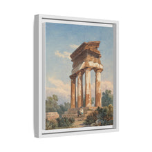A Temple Ruin in Agrigento (c. 1825) by Carl Wilhelm Götzloff: A Classical Landscape