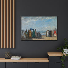Claude Monet's The Beach at Trouville - NOMADEN ART GALLERY