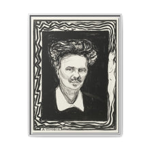 August Strindberg (1896) by Edvard Munch - NOMADEN ART GALLERY