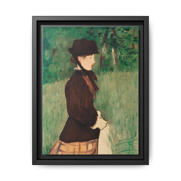 Young Woman in a Garden (Jeune femme dans un jardin), (1879) by Édouard Manet - NOMADEN ART GALLERY