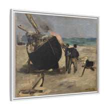Tarring the Boat (Le Bateau goudronné) de Édouard Manet