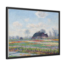 Claude Monet's Tulip Fields at Sassenheim (1886). Original from the Sterling and Francine Clark Art Institute. - NOMADEN ART GALLERY