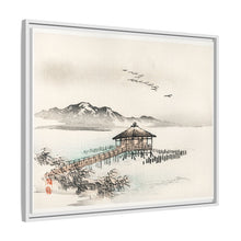 Cottage by the sea by Kōno Bairei (1844-1895)