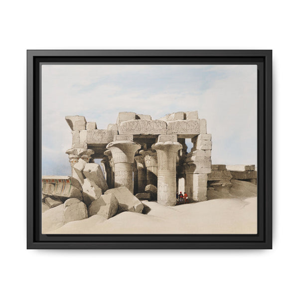 Kom Ombo is an agricultural town in Egypt illustration by David Roberts (1796–1864) - NOMADEN ART GALLERY