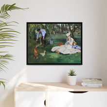 La familia Monet en su jardín de Argenteuil (1874) de Édouard Manet 