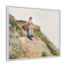 Girl Carrying a Basket (1882) by Winslow Homer