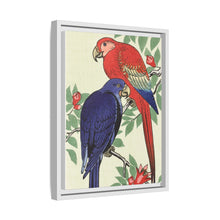 Red and a blue parrot (1925 - 1936) by Ohara Koson