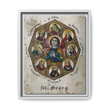 Saint George and Saint Antony of Padua, Saint Catherine of Alexandria, Saint Peter the Apostle, Saint Philomena, Saint Anne, Saint Barbara, Saint John the Baptist and Saint Agnes - NOMADEN ART GALLERY