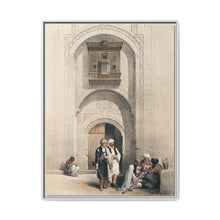 Modern mansion showing the arabesque architecture of Cairo illustration by David Roberts (1796–1864) - NOMADEN ART GALLERY