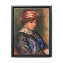 Young Woman in Blue, Bust (Jeune femme en corsage bleu, buste) (1911) by Pierre-Auguste Renoir - NOMADEN ART GALLERY