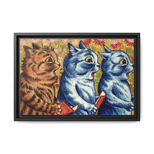 Three cats singing. Gouache by Louis Wain, 1925/1939 - NOMADEN ART GALLERY