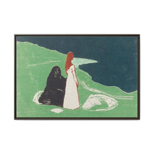 Two Women on the Shore (1898) by Edvard Munch - NOMADEN ART GALLERY