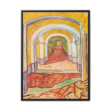 Corridor in the Asylum (1889) by Vincent Van Gogh - NOMADEN ART GALLERY