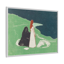 Two Women on the Shore (1898) by Edvard Munch - NOMADEN ART GALLERY