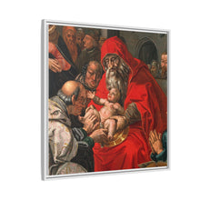 The circumcision of Christ. Oil painting after Hendrik Goltzius